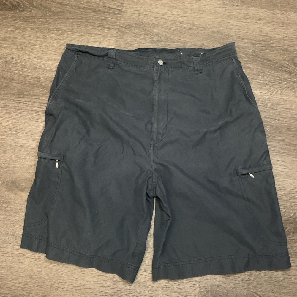 Callaway Golf Shorts Men's 36 Blue Chino Opti-Dri Zipped Pockets Comfort
